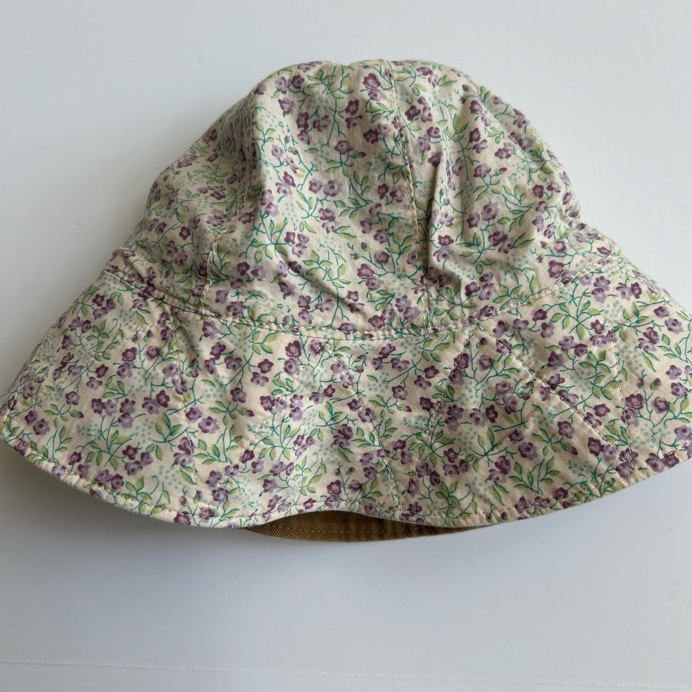 baby GAP floral sun hat, Sz. XS/S (0-6 months)